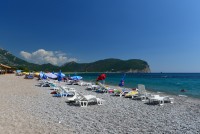 Černá Hora: Buljarica - pláž