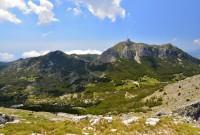 Černá Hora: vyhlídka z Lovčenu od mauzolea - Štirovnik