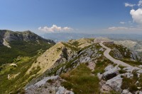 Černá Hora: Lovčen - vyhlídka za mauzoleem