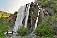 Chorvatsko: vodopád Topoljski buk / slap Krčič, pramen řeky Krky