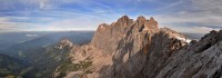 Rakousko - Dachstein: panoráma masívu Hoher Dachstein