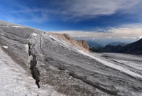 Rakousko - Dachstein: Hallštatský ledovec pod Hoher Dachstein