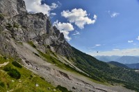 Rakousko - Dachstein: cestou k chatě Dachstein Südwandhütte