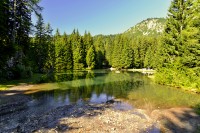 Rakousko - Dachstein: Gosaukamm - jezero Almsee