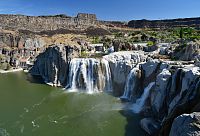 USA Severozápad: Idaho - Twin Falls, Shoshone Falls (Šošonské vodopády)