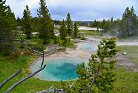 USA Severozápad: Národní park Yellowstone, West Thumb Geyser Basin
