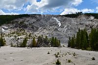 USA Severozápad: Národní park Yellowstone, Roaring Mountain