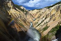 USA Severozápad: Národní park Yellowstone, kaňon Yellowstone River