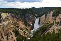 USA Severozápad: Národní park Yellowstone, Upper Yellowstone Falls