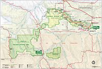 USA - Severozápad: Národní park Badlands - mapa celková (zdroj: Badlands National Park)