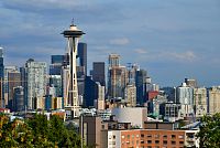 USA - Severozápad: Seattle z vyhlídky Kerry Park - odpolední foto