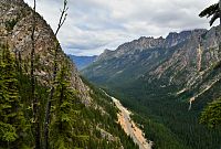 USA - Severozápad: Národní park North Cascades, Washington Pass Lookout
