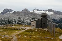 Rakousko – Dachstein: Krippenstein - kaple Heilbronner Kapelle