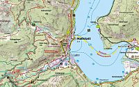 Rakousko: Hallstatt - mapa (zdroj: Kompass mapy)