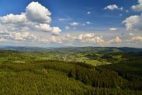 Vizovická vrchovina: výhled z Vartovny