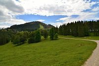 Gutensteinské Alpy: Reisalpe od sedla u salaše Kleinzeller Hinteralm