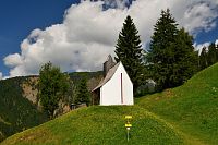 Rakousko: údolí Lesachtal, Guggenberg - kaple