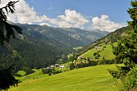 Rakousko: údolí Lesachtal z trasy na Samalm
