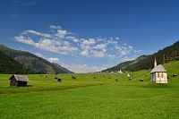 Rakousko: údolí Tiroler Gailtal, Obertilliach