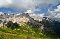 Rakousko: výhled na Lienzské Dolomity z Riebenkofelu