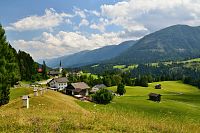 Rakousko: údolí Lesachtal, Sankt Jakob im Lesachtal