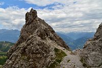 Rakousko: Lienzské Dolomity - Rudl-Eller Weg, sedlo Hohe Törl
