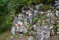 Rakousko: Lienzské Dolomity - symbolický hřbitov obětem hor