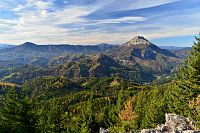 Rakousko - Türnitzské Alpy: Hochstadelberg - výhled na Ötscher