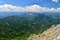 Rakousko - Ybbstallské Alpy: Dürrenstein, výhled na Hochkar