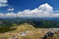 Rakousko - Ybbstallské Alpy: těsně pod vrcholem Dürrensteinu