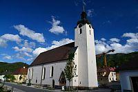 Rakousko - Lunz am See, kostel Heilige Drei Könige