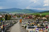 Slovensko - Detva, hřbitov