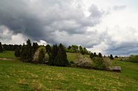 Slovensko - pohoří Poľana, na poľane Javorinka