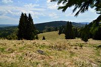 Slovensko - pohoří Poľana, poľana nad Veporskými skalkami