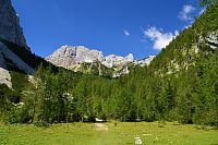 Slovinsko - Julské Alpy: stezka Krma - Kredarica, Malo Polje