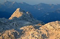 Slovinsko - Julské Alpy: Kredarica - západ slunce