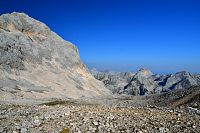Slovinsko - Julské Alpy: Kredarica - výhled k Triglavu