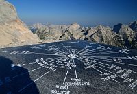 Slovinsko - Julské Alpy: Kredarica - rozhledová tabule