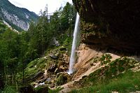 Slovinsko - Julské Alpy: vodopád Peričnik
