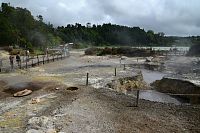 Azorské ostrovy: geotermální oblast u Furnasu na ostrově São Miguel