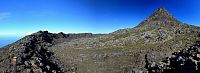 Azorské ostrovy - ostrov Pico: výstup na sopku Montanha do Pico, vrcholový kráter