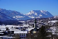 Bavorské zimní Alpy: Reit im Winkl, Hemmersuppenalm, Steinplatte
