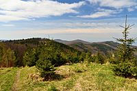 Slovensko - Považský Inovec: na hřebenovce