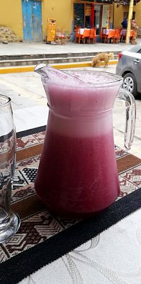 Peru - nápoj chicha morada