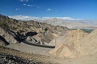 Peru - silnice Panamericana Sur nad Palpou