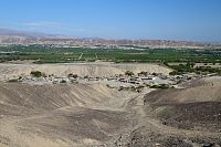 Peru - pohled ze silnice Panamericana Sur na Palpu