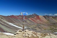 Peru - vrchol hory Vinicunca