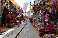 Peru - Pisac, ulice dolního města