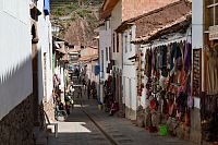 Peru - Pisac, ulice dolního města