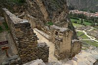 Peru - Ollantaytambo, hlavní archeologická lokalita